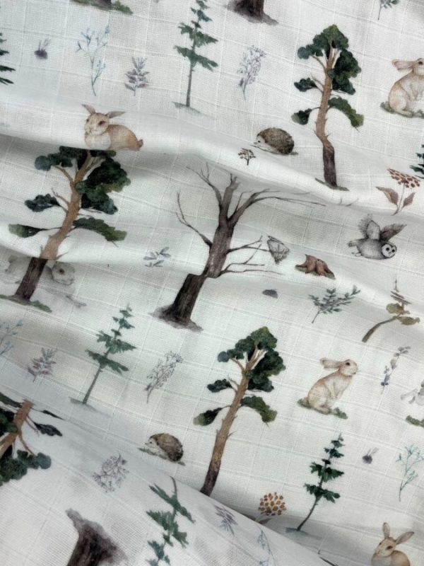 birlik1952 bebek çocuk müslin kumaş bez 2 3 4 kat layer gauze fabric swaddle blanket whosale turkey türkiye rain forest