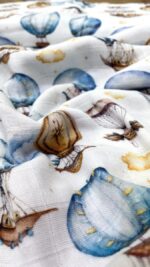 birlik1952 bebek çocuk müslin kumaş bez 2 3 4 kat layer gauze fabric swaddle blanket whosale turkey türkiye zeplin mavi