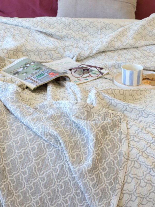 birlik1952 3 kat jakarlı jaquard müslin yatak örtüsü pike bedspread 4 layer gauze muslin swaddle cotton whosale pamuk desen cotton