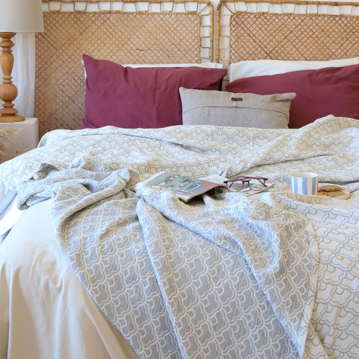 birlik1952 3 kat jakarlı jaquard müslin yatak örtüsü pike bedspread 4 layer gauze muslin swaddle cotton whosale pamuk desen cotton