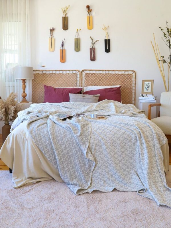 birlik1952 3 kat jakarlı jaquard müslin yatak örtüsü pike bedspread 4 layer gauze muslin swaddle cotton whosale pamuk desen cotton