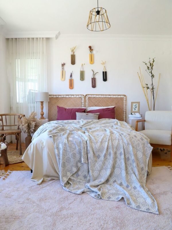 birlik1952 3 kat jakarlı jaquard müslin yatak örtüsü pike bedspread 4 layer gauze muslin swaddle cotton whosale etnik gri etnic