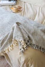 birlik1952-pestemal-yatak-ortusu-bedspread-pesthemal-cotton-hand-woven-striped kırçıllı gri