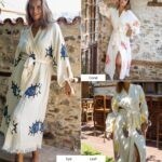 birlik1952 taş ağaç baskı wood print handmade robe bornoz bathrobe all in one