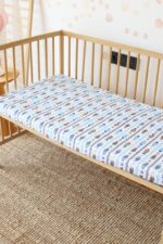 birlik1952 bebek çocuk baby child muslin çarsaf müslin lastikli bed sheet fitted whosale toptan baby crib marin balık fish