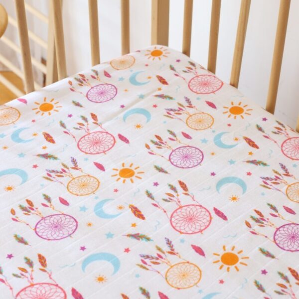 birlik1952 bebek çocuk baby child muslin çarsaf müslin lastikli bed sheet fitted whosale toptan baby crib mihrimah