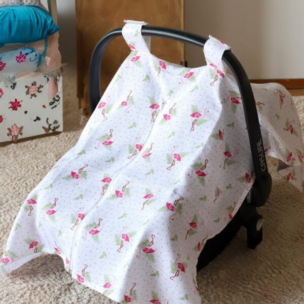 birlik1952 puset örtüsü baby child seat cover car muslin müslin gauze whosale ana kucağı örtüsü flamingo