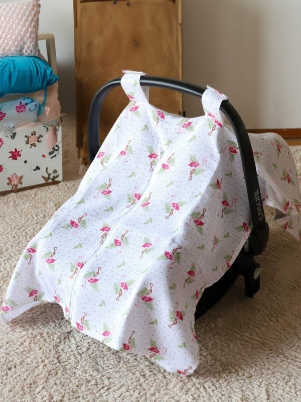birlik1952 puset örtüsü baby child seat cover car muslin müslin gauze whosale ana kucağı örtüsü flamingo