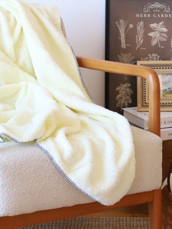 birlik1952 wellsoft tv battaniyesi swaddle blanket whosale krem cream