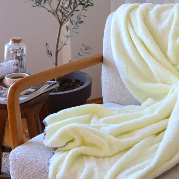 birlik1952 wellsoft tv battaniyesi swaddle blanket whosale krem cream