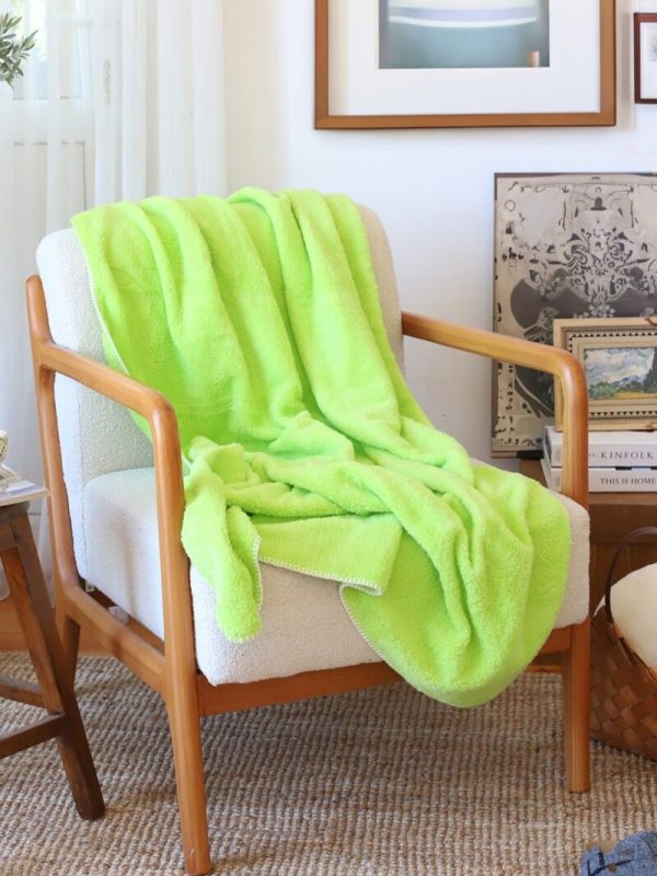 birlik1952 wellsoft tv battaniyesi swaddle blanket whosale fıstık yeşili