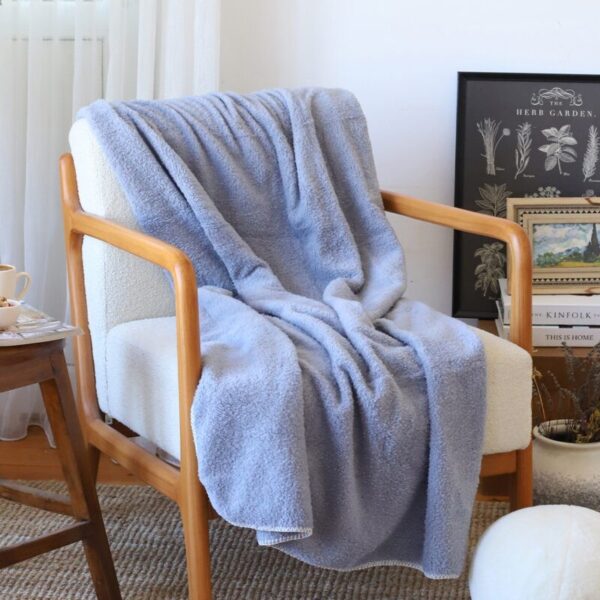 birlik1952 wellsoft tv battaniyesi swaddle blanket whosale gri grey