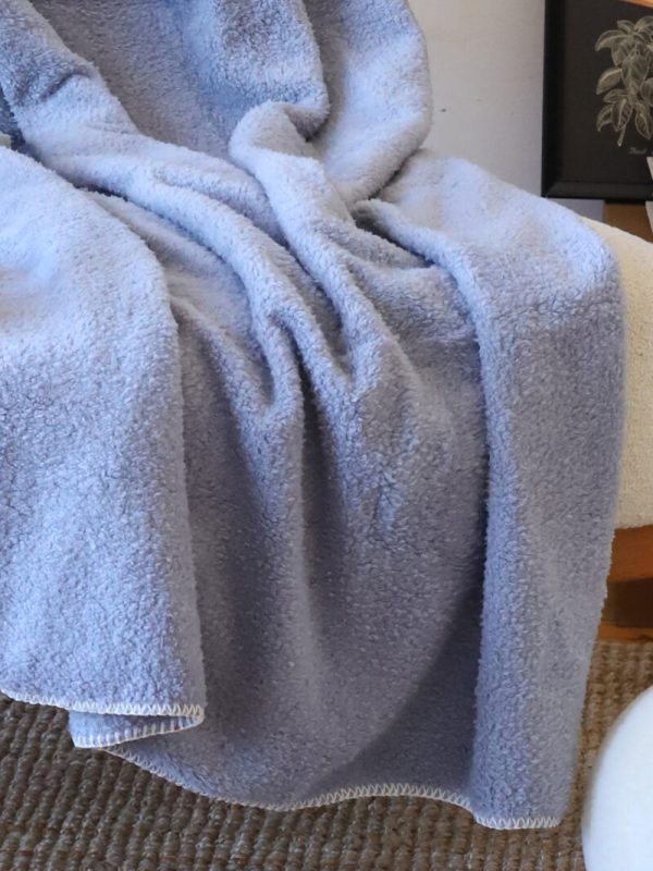 birlik1952 wellsoft tv battaniyesi swaddle blanket whosale gri grey