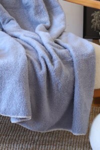 birlik1952 wellsoft tv battaniyesi swaddle blanket whosale gri grey