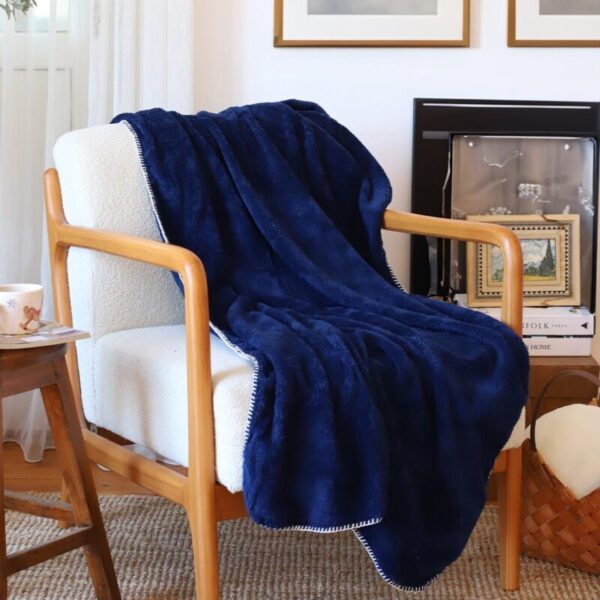 birlik1952 wellsoft tv battaniyesi swaddle blanket whosale lacivert