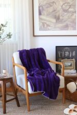 birlik1952 wellsoft tv battaniyesi swaddle blanket whosale lavander lavanta