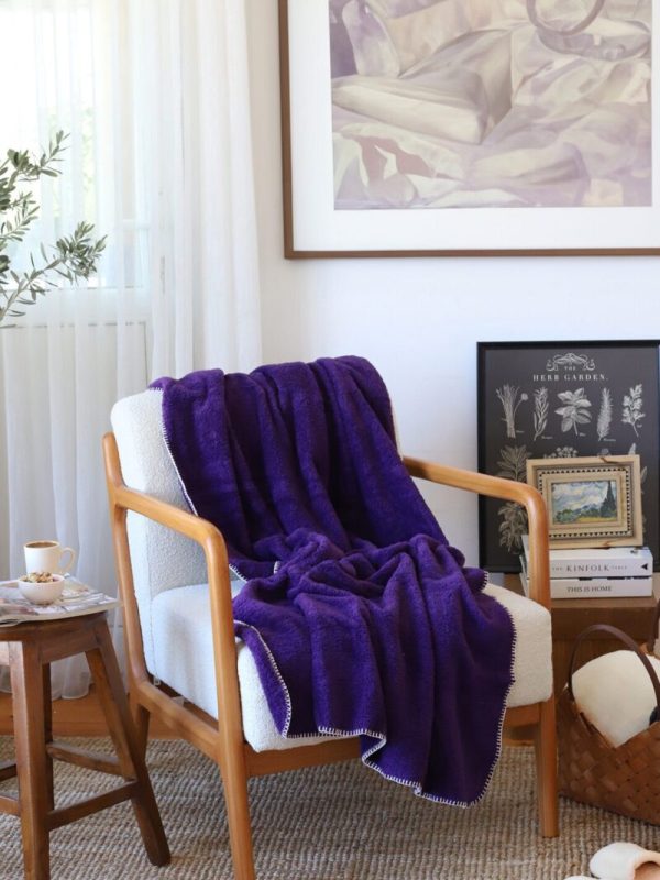 birlik1952 wellsoft tv battaniyesi swaddle blanket whosale lavander lavanta