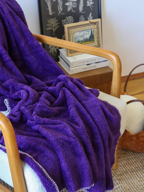 birlik1952 wellsoft tv battaniyesi swaddle blanket whosale lavander lavanta