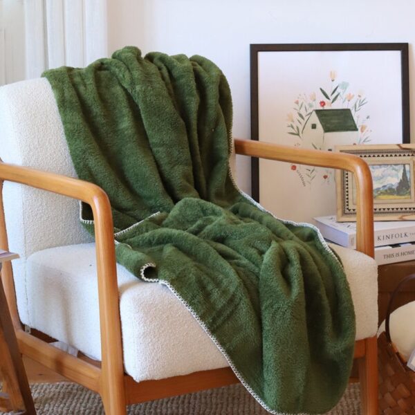 birlik1952 wellsoft tv battaniyesi swaddle blanket whosale royal yeşil green