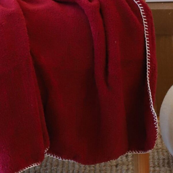 birlik1952 wellsoft tv battaniyesi swaddle blanket whosale bordo