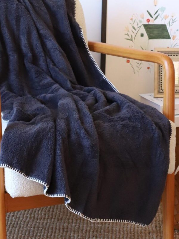 birlik1952 wellsoft tv battaniyesi swaddle blanket whosale siyah black