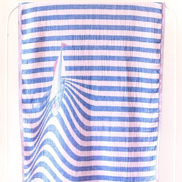 birlik1952 beach towel sahil peştemal pestemal peshtemal bath towel muslin müslin etamin scarf cotton whosale dalga kıran tekne waves