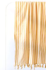 birlik1952 black loom kara tezgah el tezgahı peştemal hand made buldan kızılcabölük beach towel pesthemal çizgili striped sarı hardal mustard