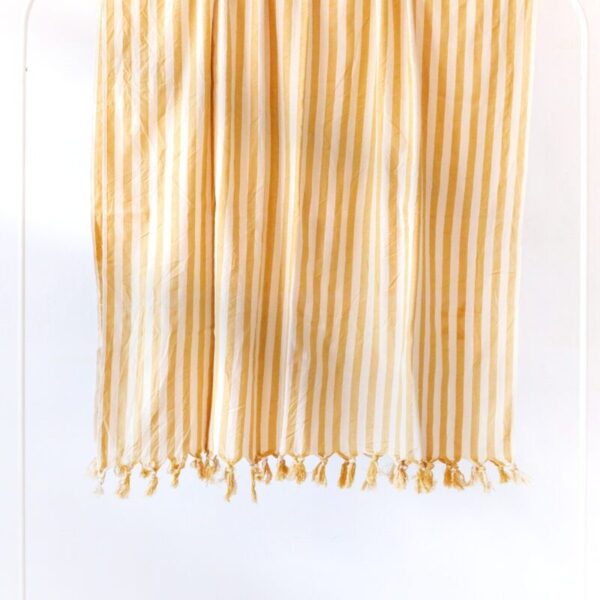 birlik1952 black loom kara tezgah el tezgahı peştemal hand made buldan kızılcabölük beach towel pesthemal çizgili striped sarı hardal mustard