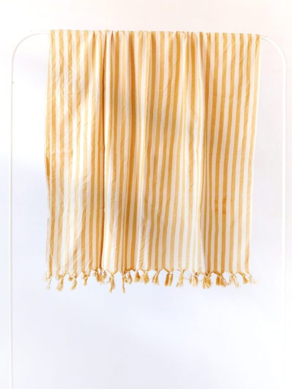 birlik1952 black loom kara tezgah el tezgahı peştemal hand made buldan kızılcabölük beach towel pesthemal çizgili striped sarı hardal mustard