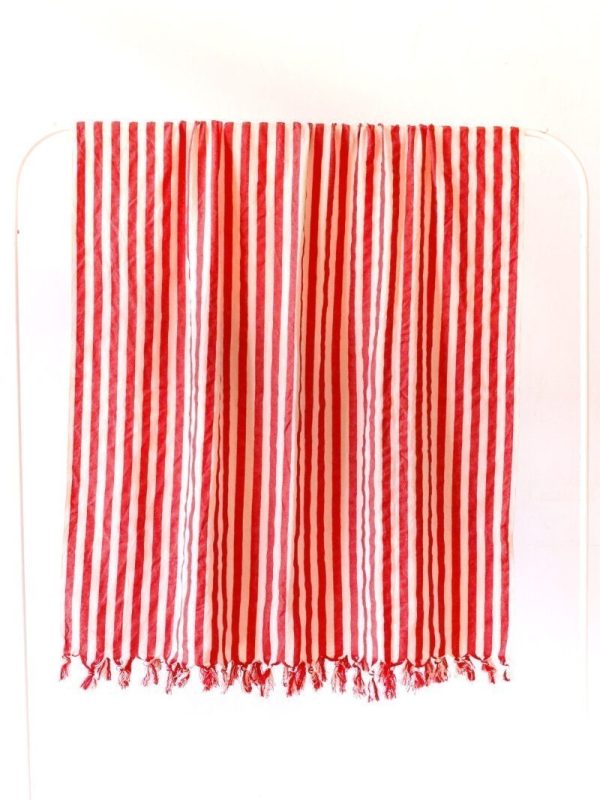 birlik1952 black loom kara tezgah el tezgahı peştemal hand made buldan kızılcabölük beach towel pesthemal çizgili striped kırmızı red