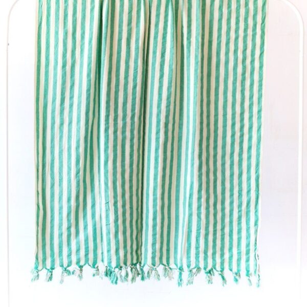 birlik1952 black loom kara tezgah el tezgahı peştemal hand made buldan kızılcabölük beach towel pesthemal çizgili striped yeşil green