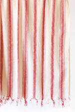 birlik1952 french striped çizgili kara tezgah black loom peştemal beach towel buldan geleneksel pesthemal kırmızı red