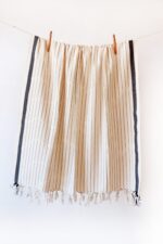 birlik1952 italy striped çizgili kara tezgah black loom peştemal beach towel buldan geleneksel pesthemal siyah black