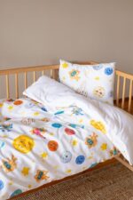 birlik1952 miniyo gezegenler nevresim takımı baskılı lisanslı baby child bed linen set sheet space
