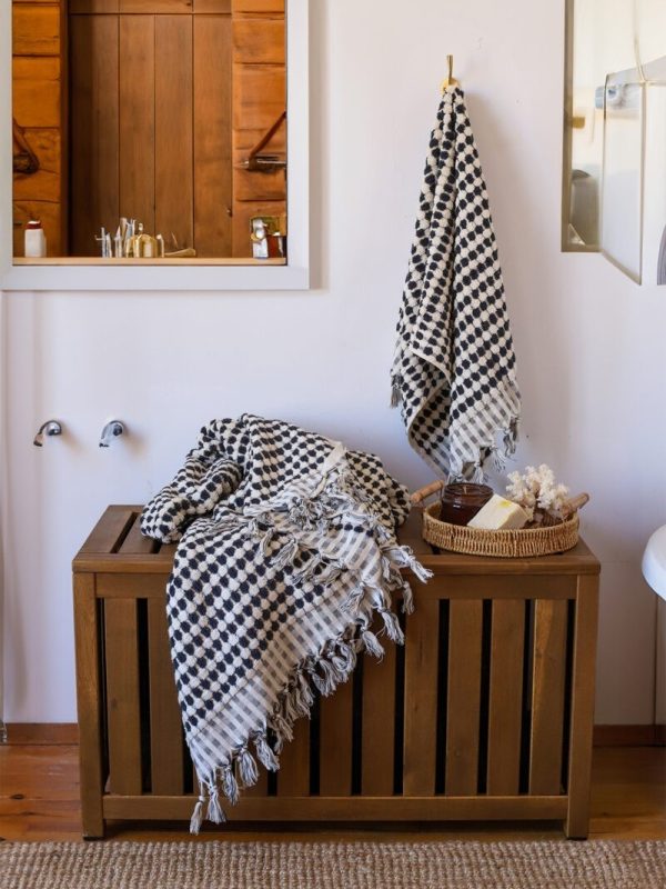 birlik1952 soft banyo el havlu turkish cotton havlusu pamuk nohut bubble bath hand face towel set whosale towels antrasit black siyah