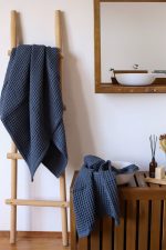 birlik1952 cotton greek waffle bath hand towel petek banyo havlusu set bathroom hand body towels whosale antrasit