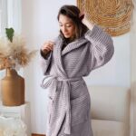 birlik1952 waffle robe fabric whosale turkish cotton grey gri