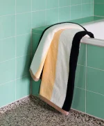 birlik1952 el yüz havlusu banyo paspası striped çizgili gramajlı lüks luxury bath sheet hand towel cotton whosale turkey sarı siyah yellow