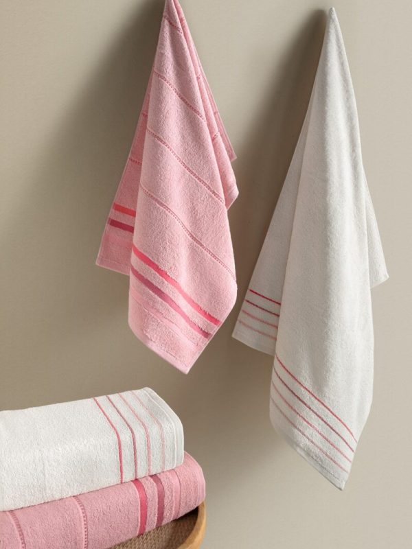 birlik1952 el yüz banyo havlusu hand bath towel havlu set turkish cotton terrycloth terry towel whosale gift valeria raiz 4 lü banyo el set pembe pink