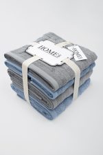 birlik1952 el yüz banyo havlusu hand bath towel havlu set turkish cotton terrycloth terry towel whosale gift 4 lü banyo el set ranura antrasit