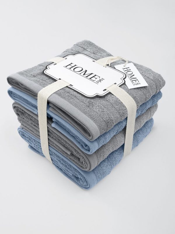 birlik1952 el yüz banyo havlusu hand bath towel havlu set turkish cotton terrycloth terry towel whosale gift 4 lü banyo el set ranura antrasit