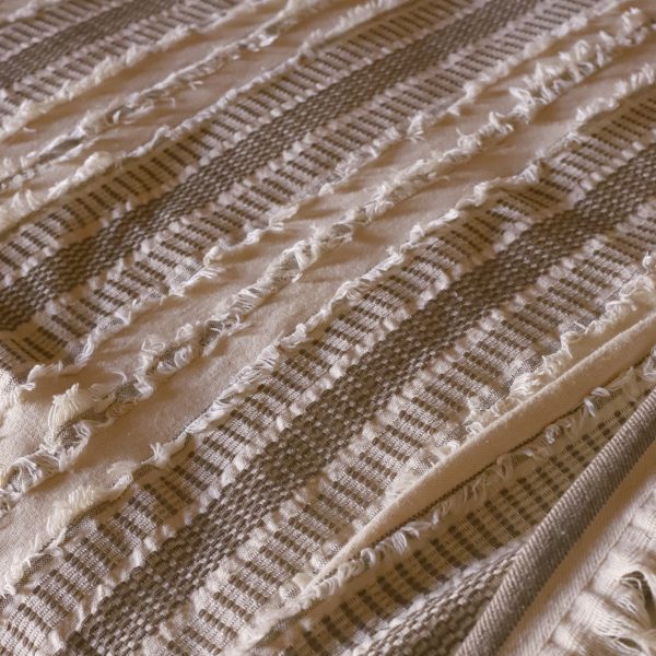 birlik1952 yatak örtüsü koltuk örtü sofa cover pamuk cotton bedspread etnik boho el kesimli hand made bej beige kahve brown