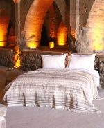 birlik1952 yatak örtüsü koltuk örtü sofa cover pamuk cotton bedspread etnik boho el kesimli hand made bej beige kahve brown