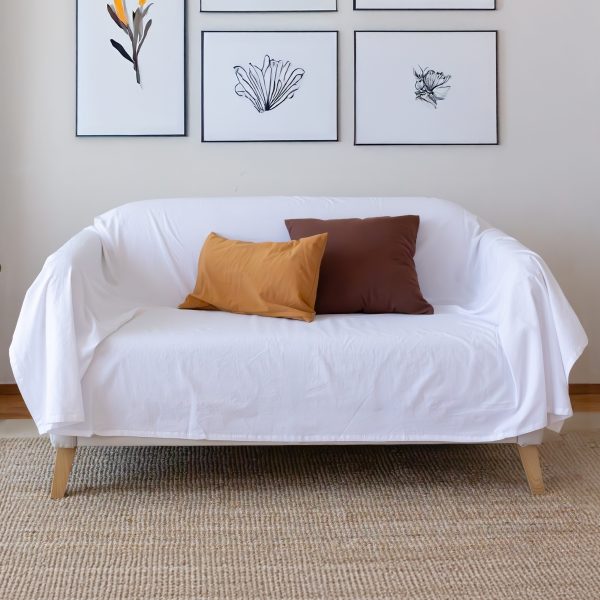 birlik1952 vivamaison stonewashed kumaş taş yıkama efekti eskitme boho bohem pamuk kumaş koltuk örtüsü favric sofa cover linen cotton beyaz white