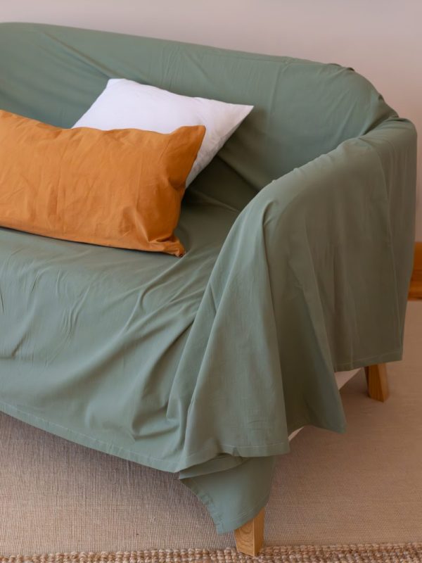 birlik1952 vivamaison stonewashed kumaş taş yıkama efekti eskitme boho bohem pamuk kumaş koltuk örtüsü favric sofa cover linen cotton coffee ceviz yeşili green