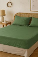 birlik1952 vivamaison pamuk keten linen cotton fabric stonwashed taş yıkama efektli çarşaf fitted sheet lastikli çift tek kişilik double size whosale alez nevresim karamel ceviz yeşili green