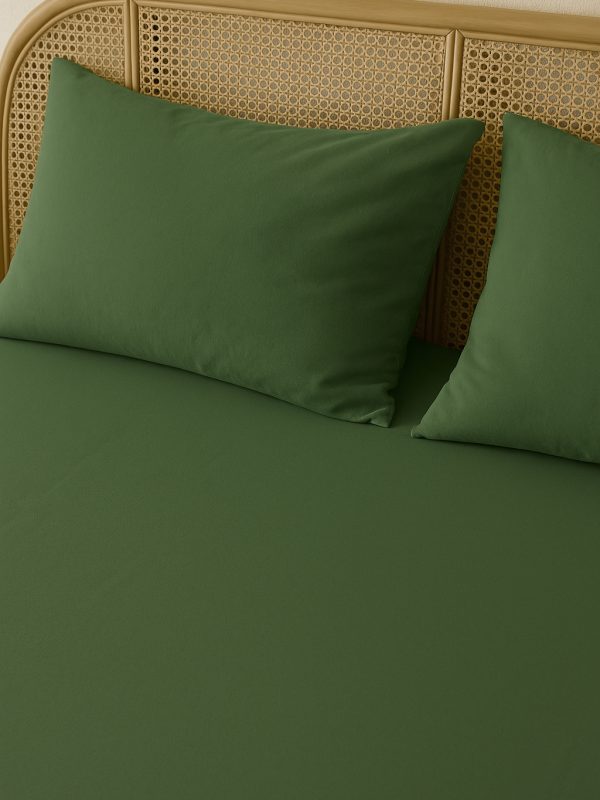 birlik1952 vivamaison pamuk keten linen cotton fabric stonwashed taş yıkama efektli çarşaf fitted sheet lastikli çift tek kişilik double size whosale alez nevresim karamel ceviz yeşili green