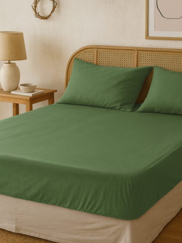 birlik1952 vivamaison pamuk keten linen cotton fabric stonwashed taş yıkama efektli çarşaf fitted sheet lastikli çift tek kişilik double size whosale alez nevresim karamel ceviz yeşili green