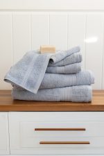 birlik1952 vivamaison salbakos towel bundle 6 lı set soft turkish cotton türk pamuğu hand body bath el banyo havlusu whosale toptan blue mavi