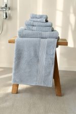 birlik1952 vivamaison salbakos towel bundle 6 lı set soft turkish cotton türk pamuğu hand body bath el banyo havlusu whosale toptan blue mavi